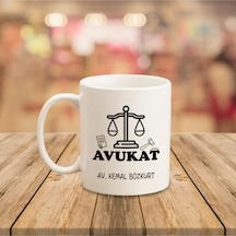 Kişiye Özel Avukat Tasarımlı Kupa Bardak Beyaz
