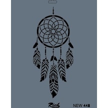 Rich New Seri N-448 Stencil 35X25 Cm