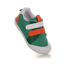 Kiko Kids Şifu İlk Adım Cırtlı Erkek Bebek Spor Ayakkabı Yeşil - Turuncu Yeşil - Turuncu