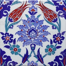 Can Seramik – 20x20 Cm. Cç-4 İznik Çini Karo 5' Li 1 Paket