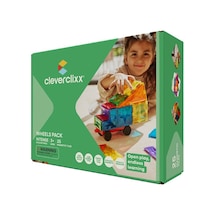 Cleverclixx Wheels Pack Manyetik Bloklar, Intense 25 Parça