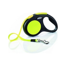 Flexi Şerit Otomatik Tasma Small Neon 5 Mt Çok Renkli