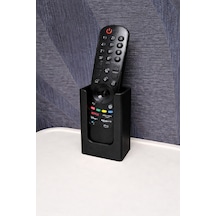 Duvara Monte Kumanda Tutacağı 5,5x3 Cm İç Ölçü -2 Adet-yapışkanlı Tv, Klima Kumandası Aparatı. Siyah - 825421921 Siyah