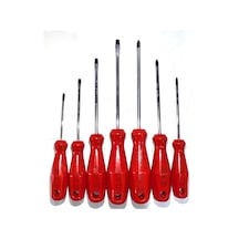 Çeliktaş Yıldız Düz Mıknatıslı Tornavida Seti Takımı CrV 7 Parça