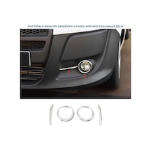 Ebal Otomotiv Fiat Doblo Krom Sis Çerçevesi+Sis Far Kaşı 4 parça 2010-2015