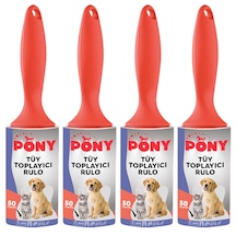 Pony Tüy Toplayıcı Rulo 50 Yaprak 4'lü