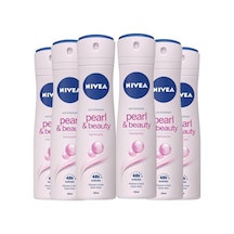 Nivea Pearl&Beauty Kadın Sprey Deodorant 6 x 150 ML
