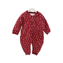 Mini Damla Uyku Tulumu Albimini Çavuş Desenli Kırmızı-9861 Kırmızı