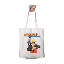 Art Hediye Naruto Shippuden İki Tarafı Kalıcı Baskılı Yıkanabilir Çanta Çok Renkli