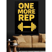 Ahşap Tablo Halter Kaldıran Güçlü Motivasyon