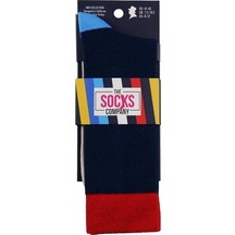 Desenli Erkek Soket Çorap-1849 Çok Renkli