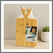 Bezos Bambu Kesim Panosu Kulplu 20x38 Cm Mmbz Çok Renkli