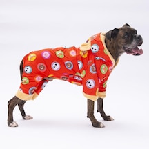 Turuncu Animals Büyük Köpek Mont Büyük Irk Yağmurluk Köpek Kıyafeti 6xl