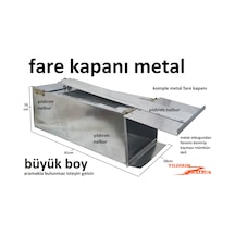 Fare Kapanı Büyük Boy Kuş Kapanı Komple Metal Kalın Büyük Duble B