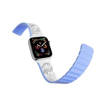 Watch 44mm Uyumlu Kordon Technology Magnetik Tak Çıkar Silikon Strap Kayış Çok Renkli