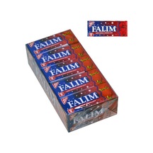 Falım Şekersiz Sakız Çilek Aromalı 5 Li 7 G X 20 Adet