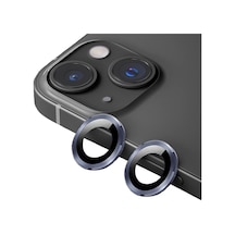 BİNANO METAL RİNG Apple Uyumlu iPhone 14/14 PLUS LACİVERT KAMER