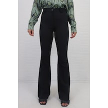 Ispanyol Paça Pantolon - Siyah