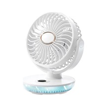 Şarjlı Masaüstü Mini Klima Serinletici Fan Rgb Led Işıklı Vantilatör Askılı Fan