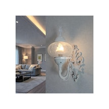 Beyaz Renk Aplik Gri - 821590560 Gri