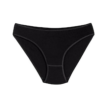 12 Adet Yıldız Bayan Bambu İz Yapmaz Bikini Külot Siyah 3961 001