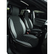 Bmw 3 Serisi 318 Lüx Oto Koltuk Minderi Ön Arka 5'li Set Elegance Serisi Siyah Gri