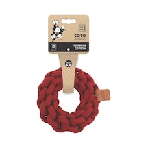 M-pets Coto Red Rıng 13cm Örgü Halka Oyuncak