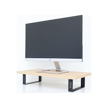 Hansdo Monitör Standi - Monitör Yükseltici MDF Lam Safir Meşe