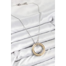 Mey İthalat 316l Çelik Zirkon Taşlı Dönen Daire Model Gold Ve Gümüş Renk Kadın Kolye - Özel Seri Meyeb689dd0dfb582b9fd670eb59b altın