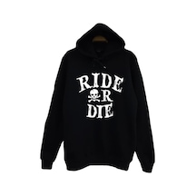 Ride Or Die Baskılı Çocuk Sweatshirt Siyah