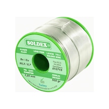 Kurşunsuz, Gümüşsüz Lehim Teli Sn: 99.3 - Cu: 0.7 - 200 Gr, 0.50