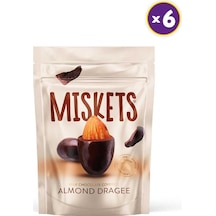 Kavrulmuş Bademli Sütlü Çikolata Kaplamalı Draje 70g X 6 Adet