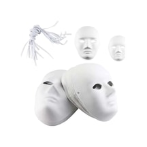 Bu-bu Maske İnsan Yüzü Modeli 3026 12'li Paket