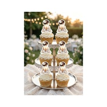 12 Adet Gelin Temalı Cupcake Kürdan Süsü Cupcake Topper