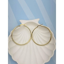 Küpe Çelik 3.5 Cm Özel Hediye Paslanmaz Çelik Model 027730 Çok Renkli