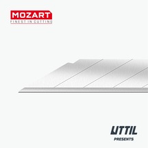 Mozart Blades 30 Derecelik Hassas Yedek Kır-at Bıçak - 100 Adet