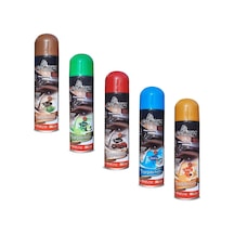 Araç İçi Torpido Plastik Parlatıcı 220ml Sprey Ebrayn 5 Adet