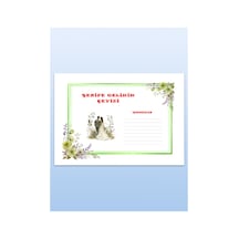 20 Adet Kişiye Özel Tasarımı İle Gelin Çeyizi Koli Etiketi Yapışkanlı Sticker A4 Kutu, Bohça, Koli Etiketi