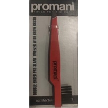 Promani Pr-929 Eğik Uçlu Kaş Fırçalı Cımbız