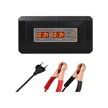 12v İle 24v 10ah Hızlı Şarj Seçenekli Akü Şarj Cihazı Jel Asitli Sulu Kuru Kurşun Akülere Uygun 24 Amper Ve Al