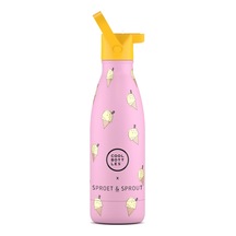 Cool Bottles The Kids Bottle Pink Scoop Pipetli Termos Suluk 350 Ml Çok Renkli