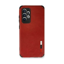 Samsung Galaxy A53 5g Kılıf Loop Deri Silikon - Kırmızı