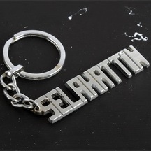 Selahattin - 709 - - Nazblsmm - İsimli Anahtarlık Çok Renkli