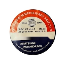 Yüksek Kaliteli Siyah Elektrik Bandı 0,13mm X 48mm X 25mt
