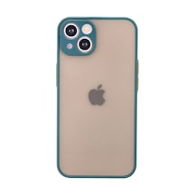 Apple iPhone Uyumlu 14 - Kılıf Montreal Silikon - Kapak - Yeşil