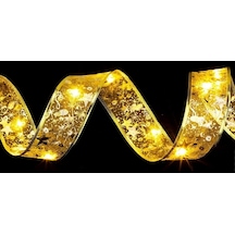 1 M 10 Leds-düğme Pil Led Noel Ağacı Işık Altın Sıcak Beyaz Işık