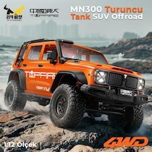Mn Model Mn300 1/12 Tank Suv 4wd Rc Crawler Offroad Uzaktan Kumandalı Araba Arazi Aracı Model Car Truck Rtr Turuncu Mn-300 +dahili Işık Seti Mnmodel/mn300-orange