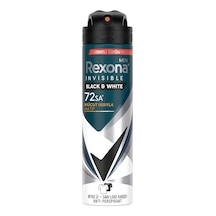 Rexona Men Erkek Sprey Deodorant Invisible Black & White 150 Ml - 6 Adet Tarı