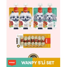 Wanpy Köpek Maması 5'li Wanpy Set - 1