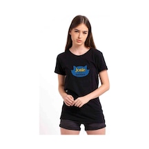 Riverdale Josie And The Pussycats Baskılı Siyah Kadın Tshirt